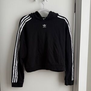 Adidas Black Pullover with White Accents